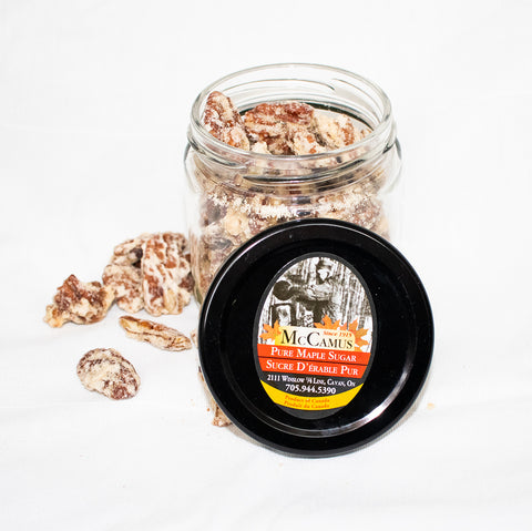 Pure Maple Syrup Crusted Pecans